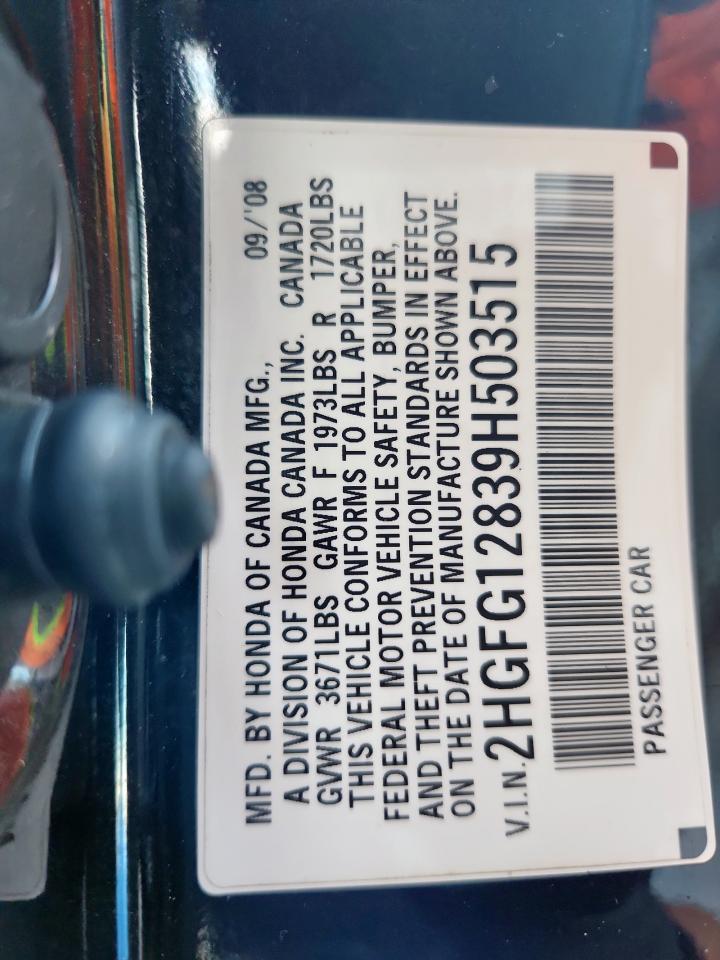 2009 HONDA CIVIC