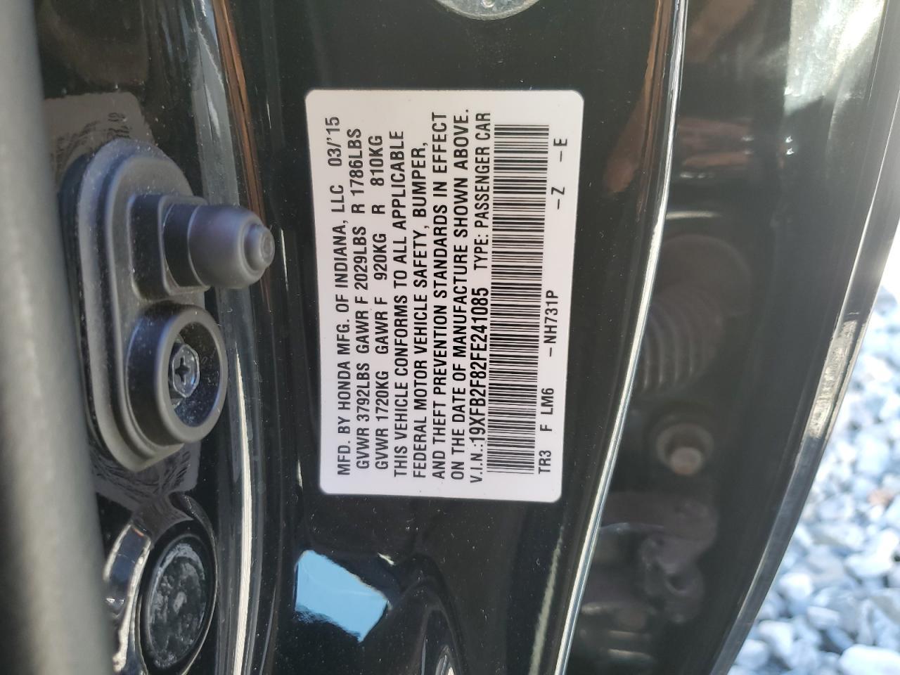 2015 HONDA CIVIC