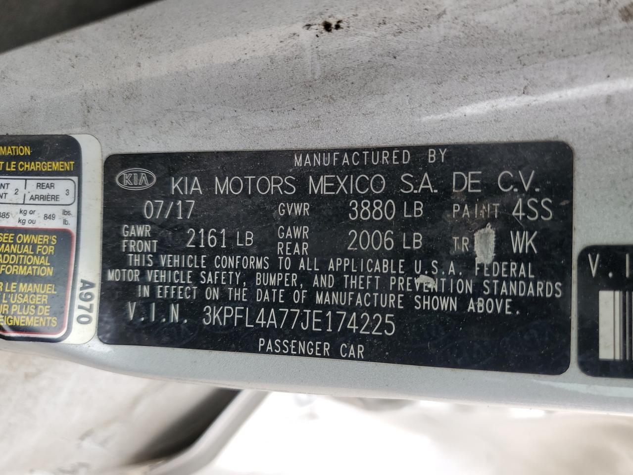2018 KIA FORTE