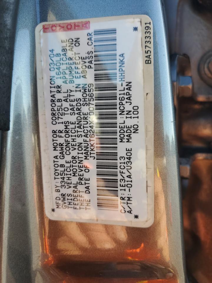 2004 TOYOTA SCION
