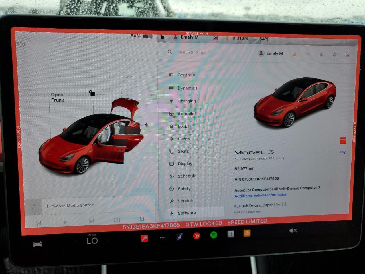 2019 TESLA MODEL 3