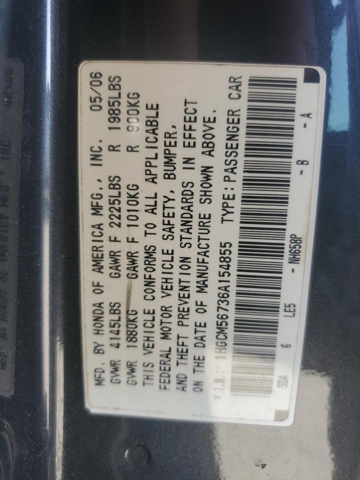 2006 HONDA ACCORD