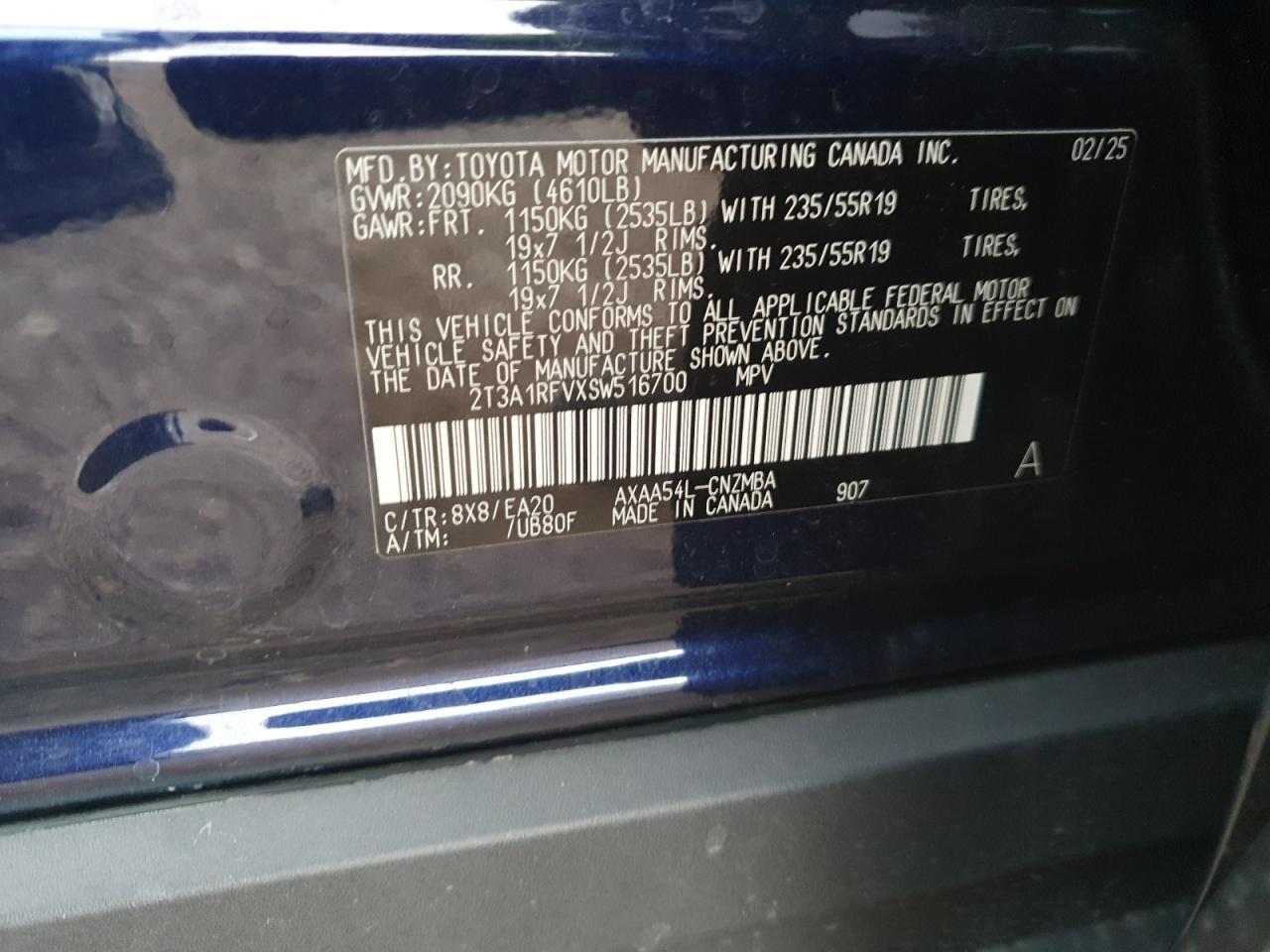 2025 TOYOTA RAV4
