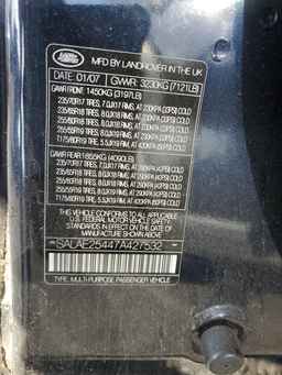 2007 LAND ROVER Lr3