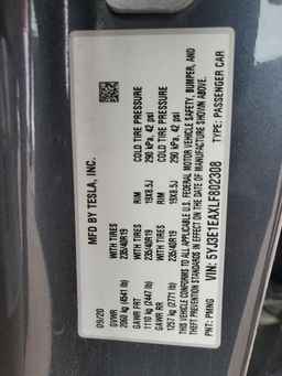 2020 TESLA MODEL 3