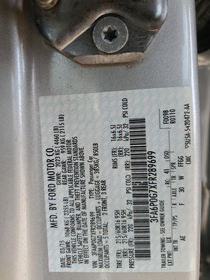 2015 FORD FUSION