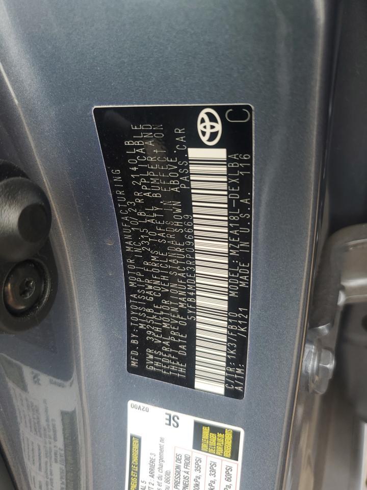 2024 TOYOTA COROLLA