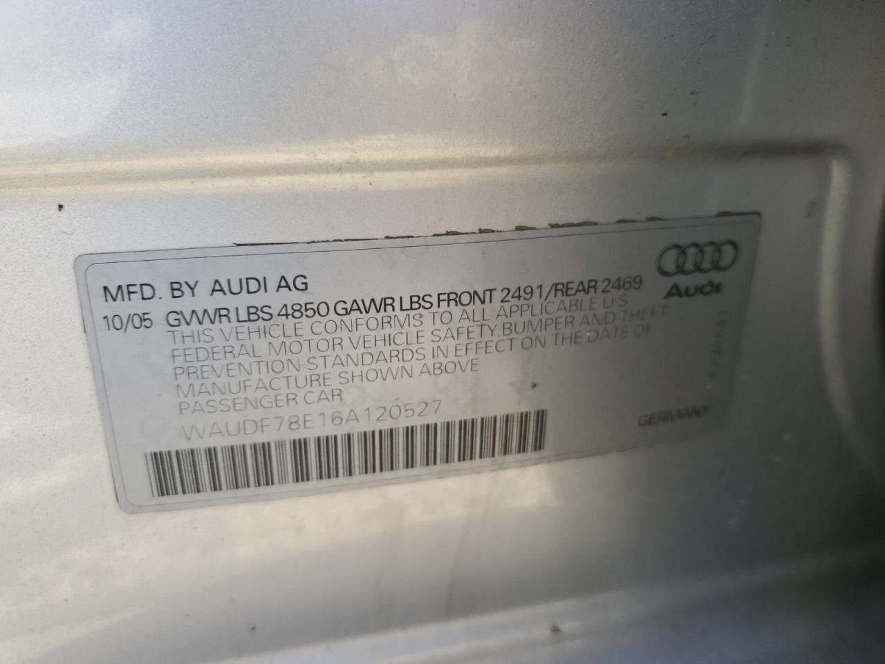 2006 AUDI A4