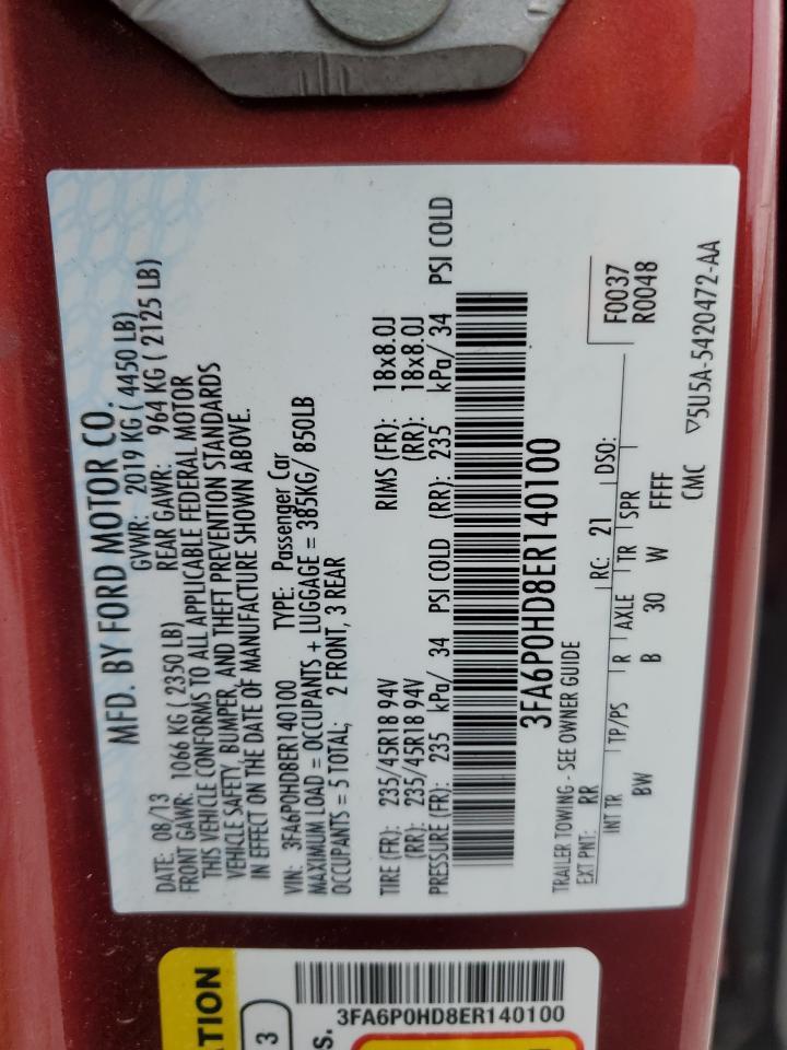 2014 FORD FUSION