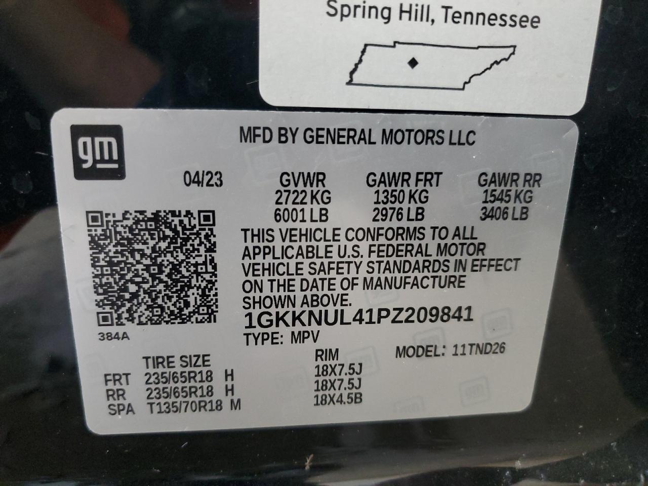 2023 GMC ACADIA