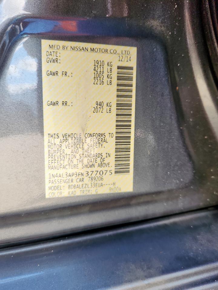 2015 NISSAN ALTIMA