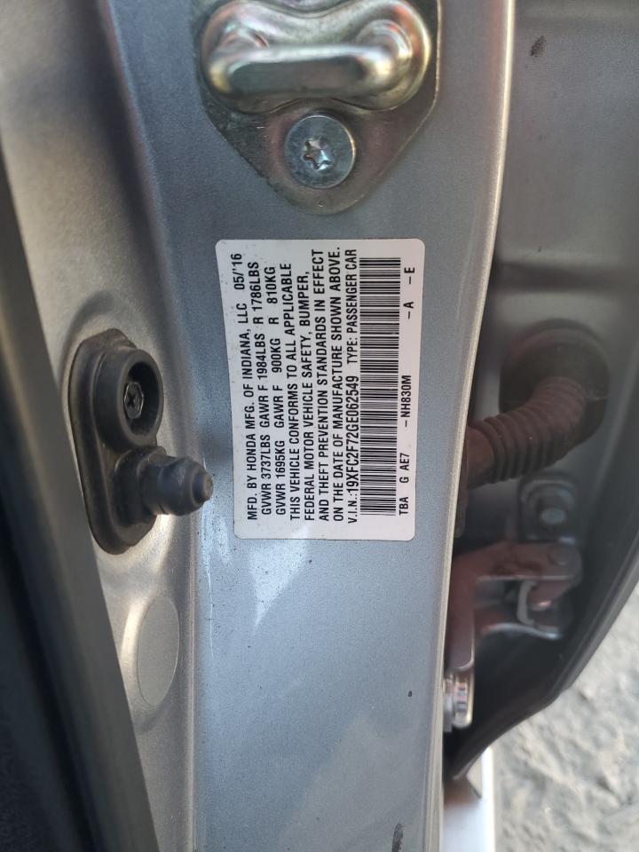 2016 HONDA CIVIC