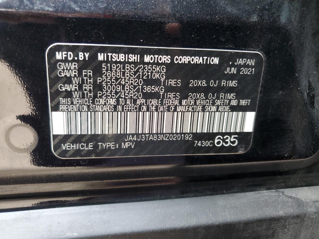 2022 MITSUBISHI outlander
