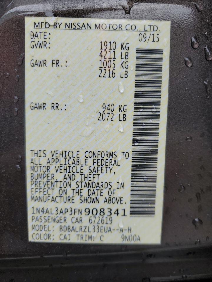 2015 NISSAN ALTIMA