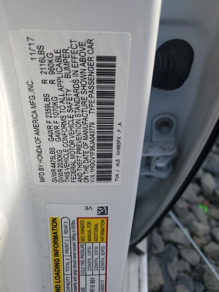 2018 HONDA ACCORD