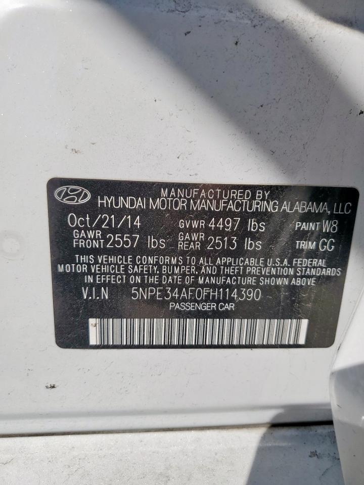2015 HYUNDAI SONATA