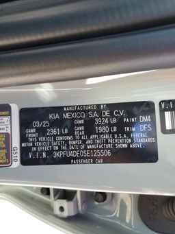 2025 KIA K4