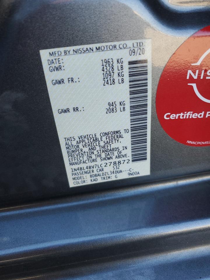2020 NISSAN ALTIMA