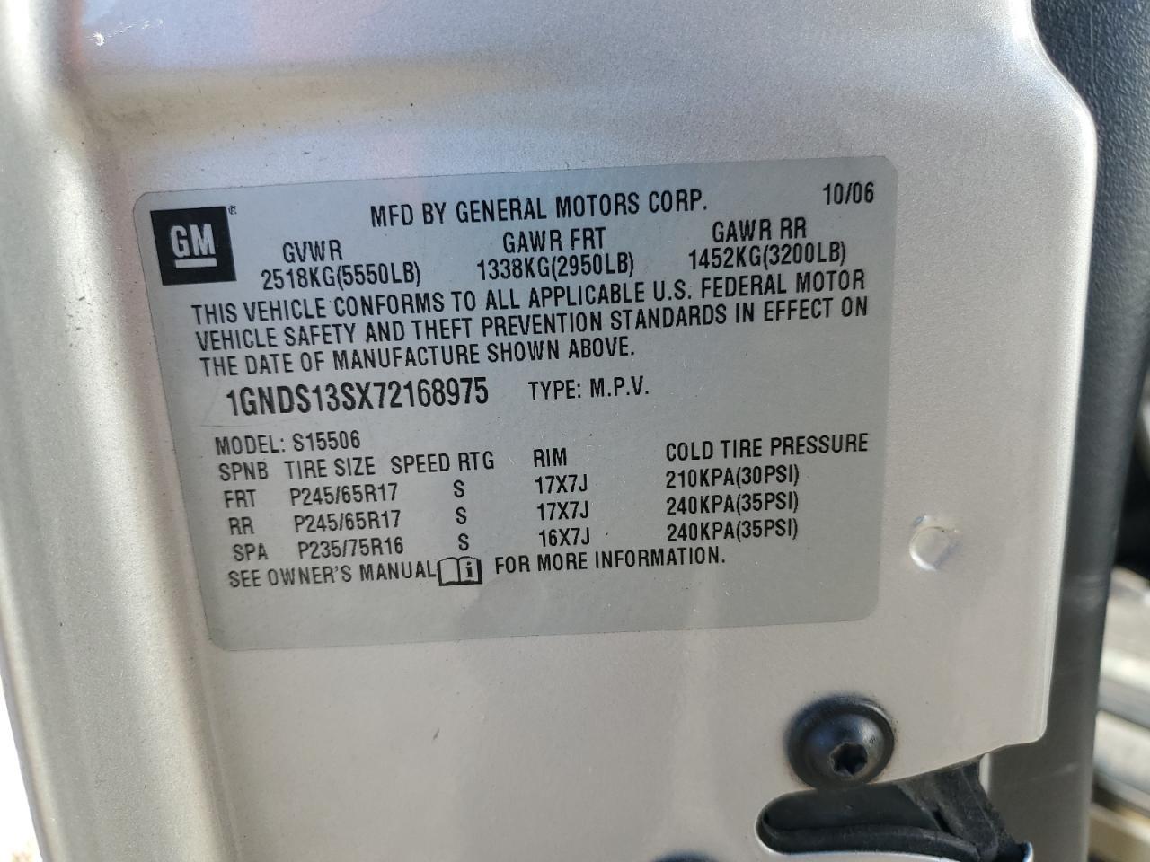 2007 CHEVROLET Trailblazer