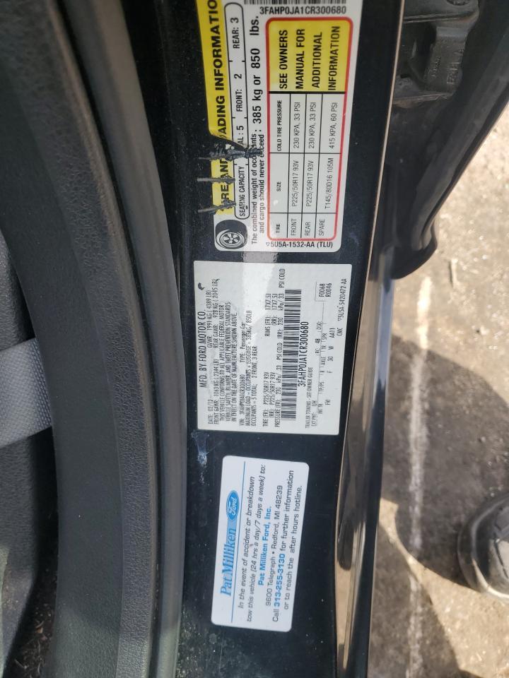 2012 FORD FUSION