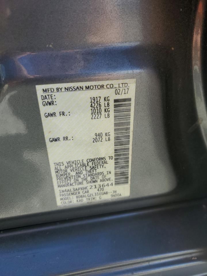 2017 NISSAN ALTIMA