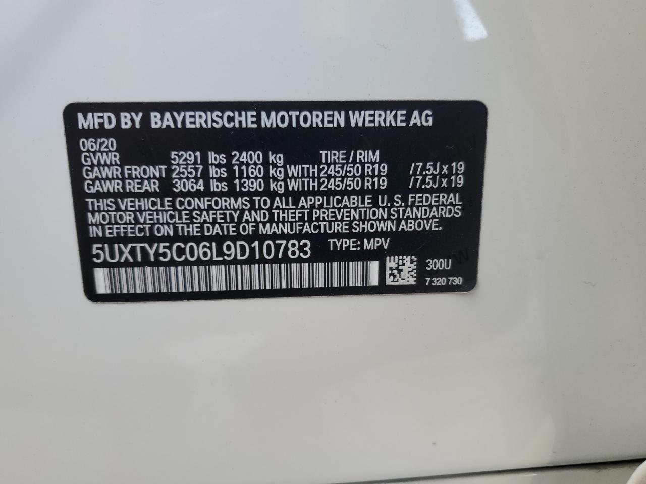 2020 BMW X3
