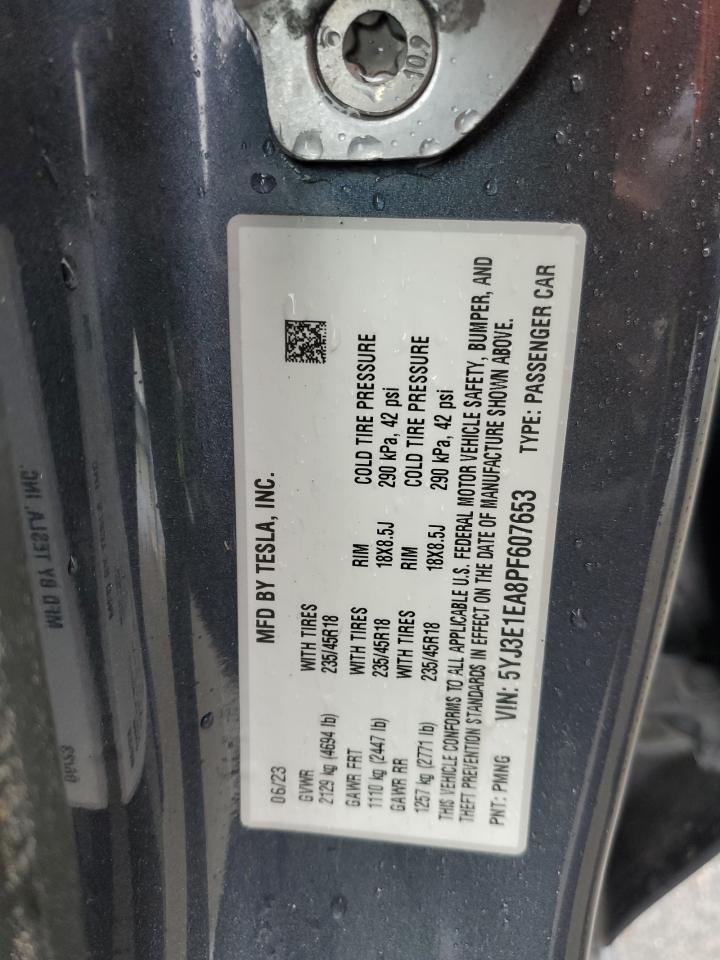 2023 TESLA MODEL 3