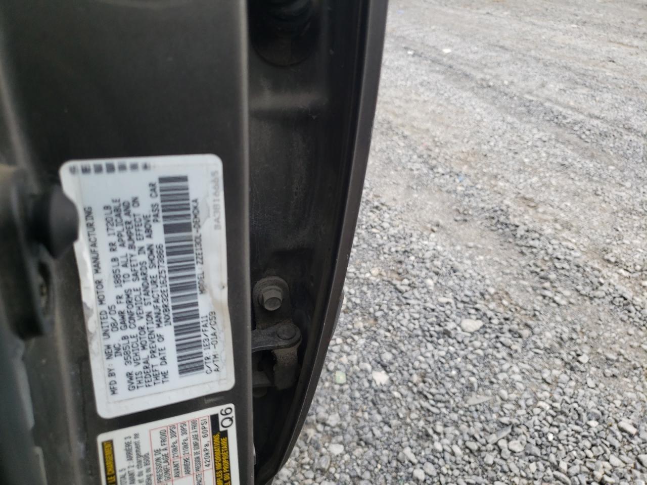 2006 TOYOTA COROLLA
