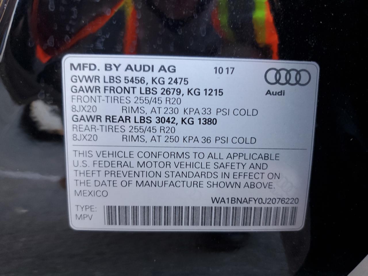 2018 AUDI Q5