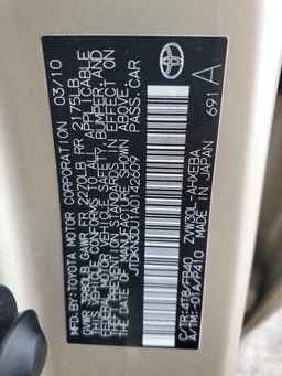 2010 TOYOTA PRIUS