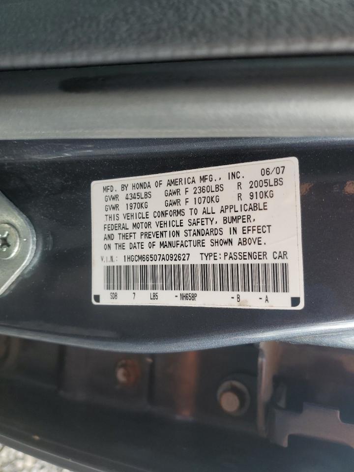 2007 HONDA ACCORD
