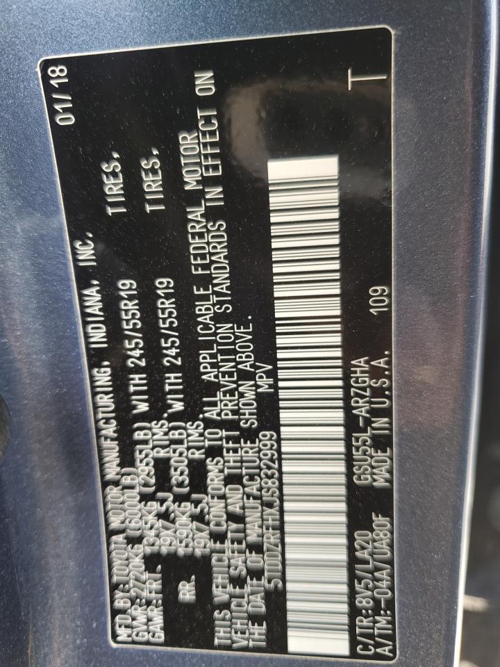 2018 TOYOTA HIGHLANDER
