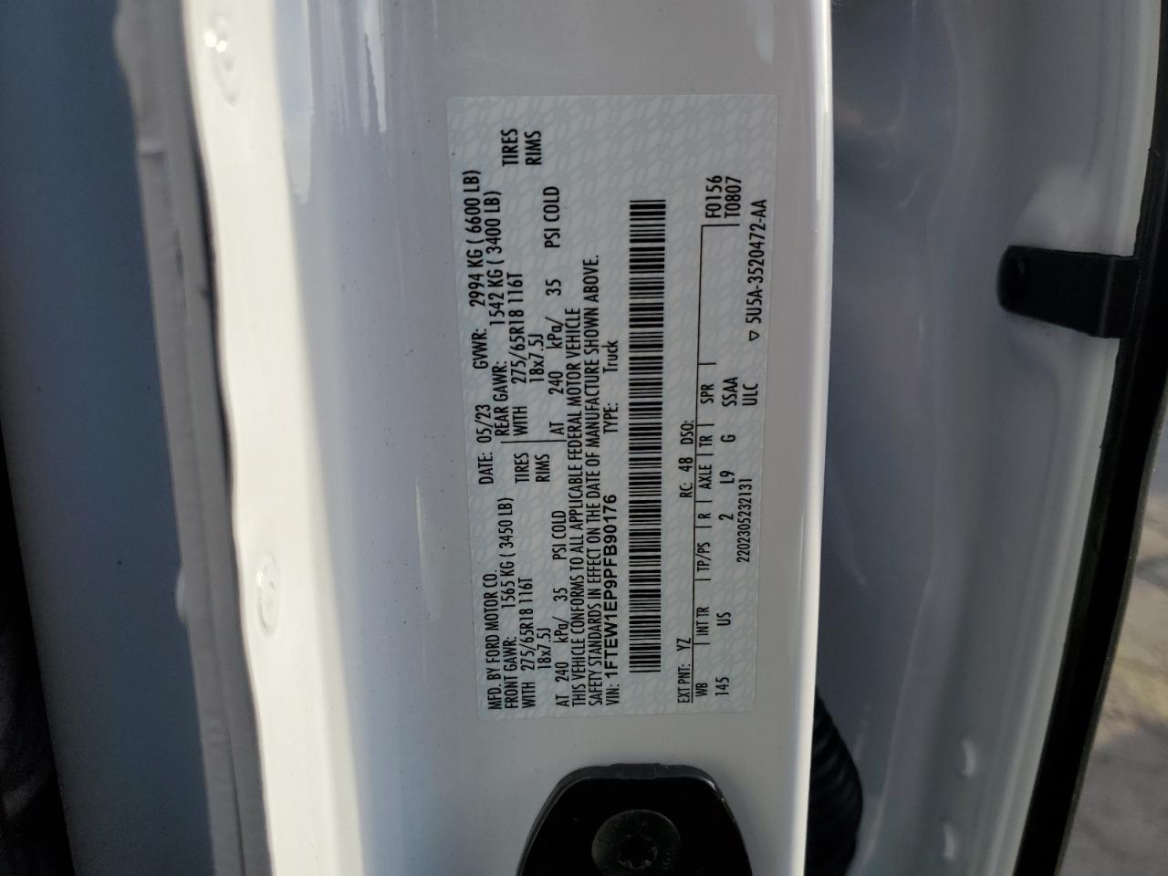 2023 FORD F-150