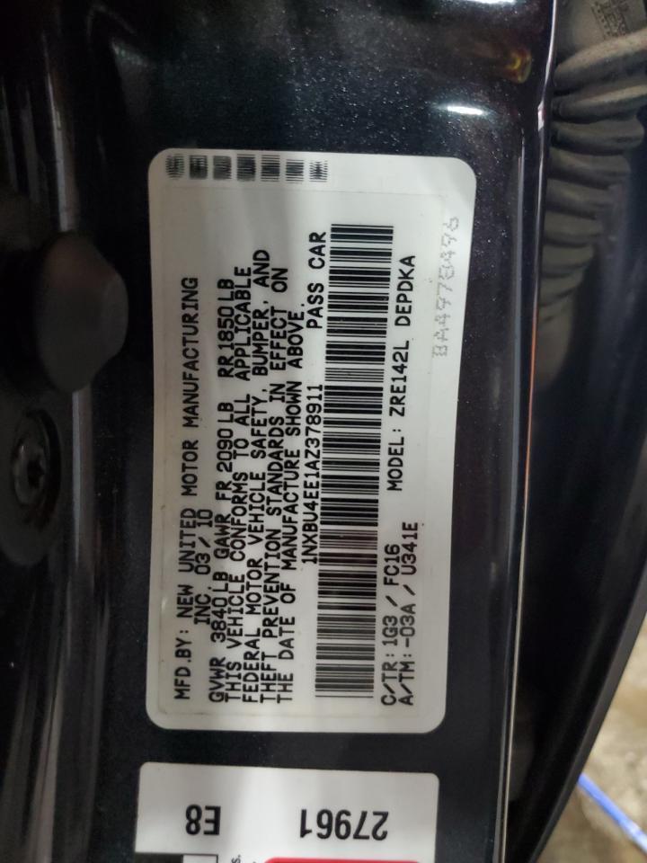 2010 TOYOTA COROLLA
