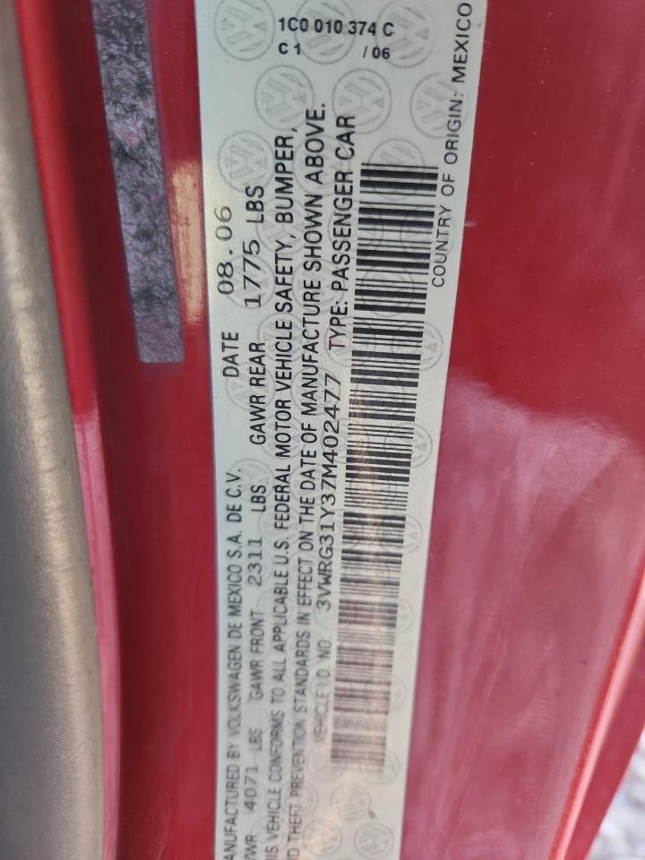 2007 VOLKSWAGEN Beetle