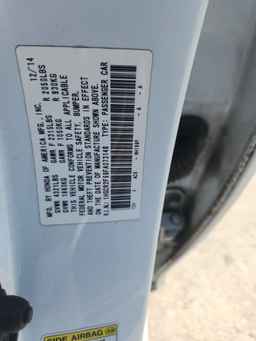 2015 HONDA ACCORD