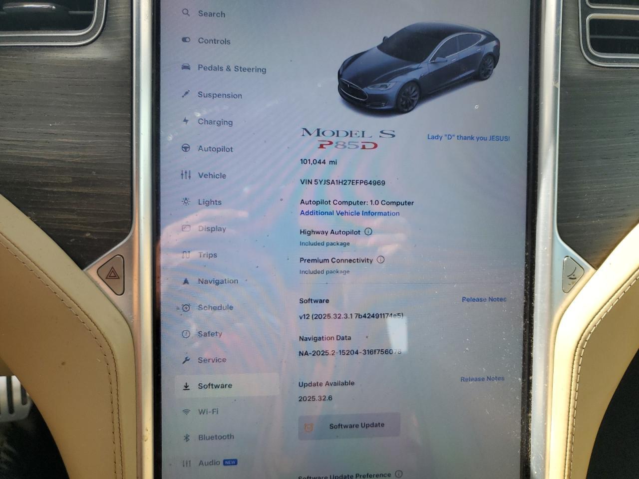 2014 TESLA MODEL S