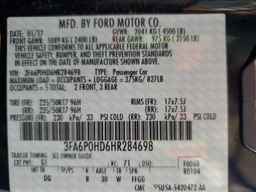 2017 FORD FUSION