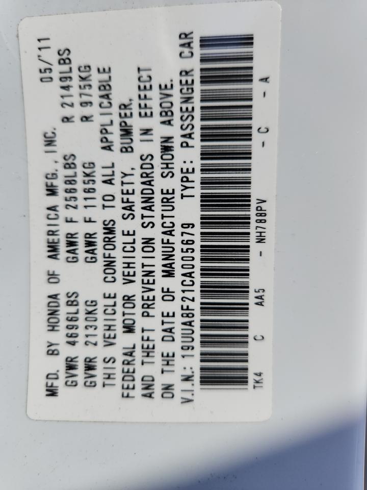 2012 ACURA TL