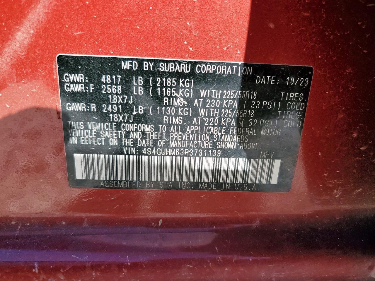 2024 SUBARU Crosstrek