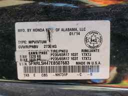 2014 HONDA ODYSSEY