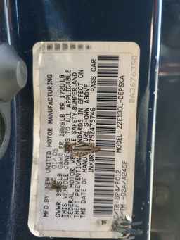2005 TOYOTA COROLLA