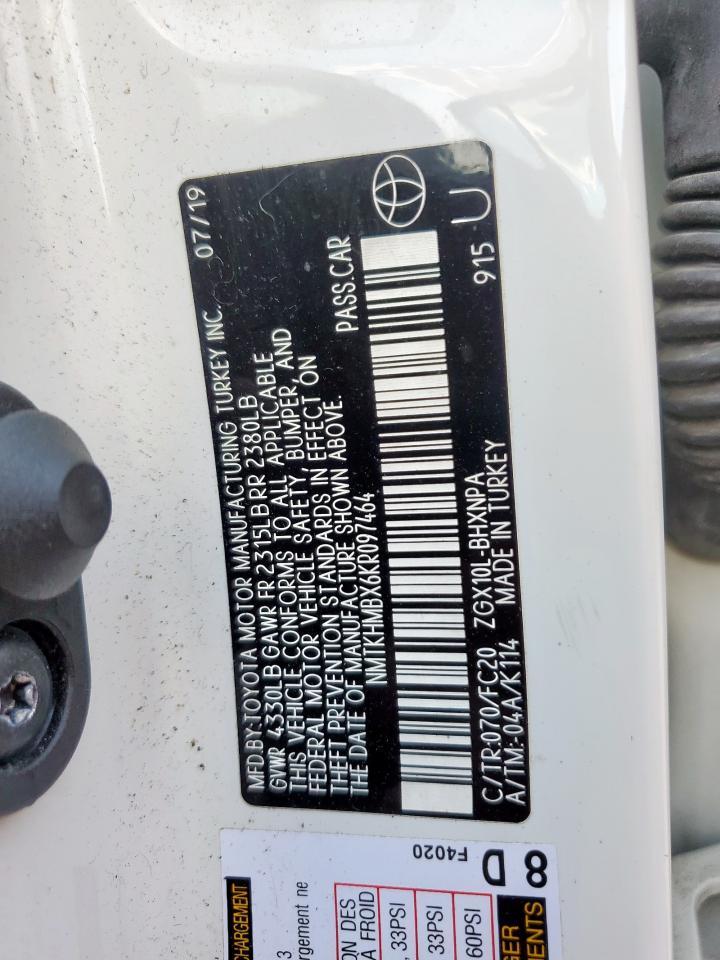 2019 TOYOTA C-HR