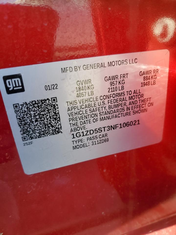 2022 CHEVROLET MALIBU