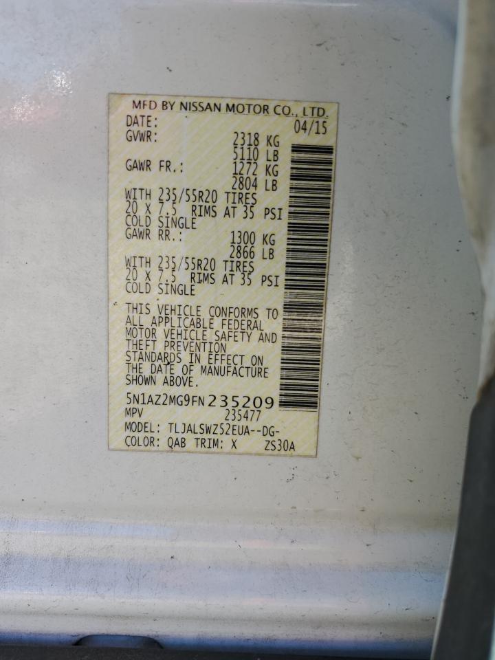 2015 NISSAN MURANO