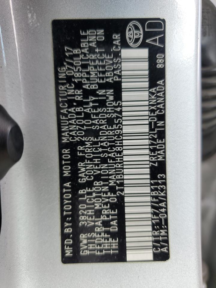 2017 TOYOTA COROLLA