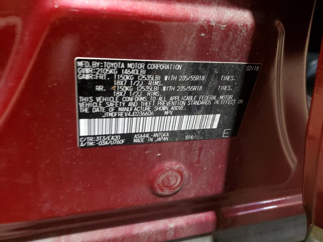 2018 TOYOTA RAV4