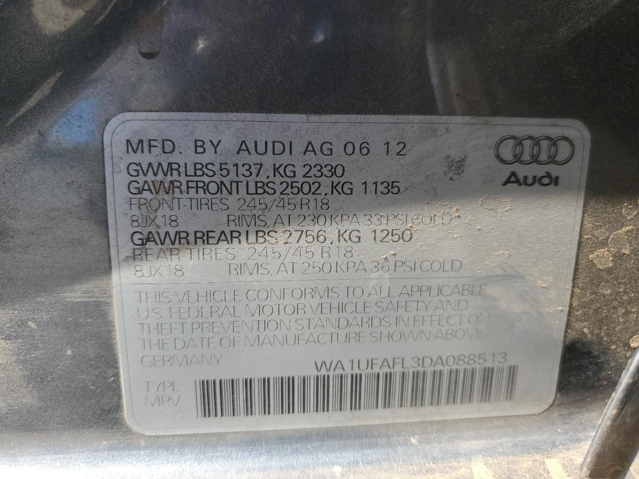 2013 AUDI A4 allroad