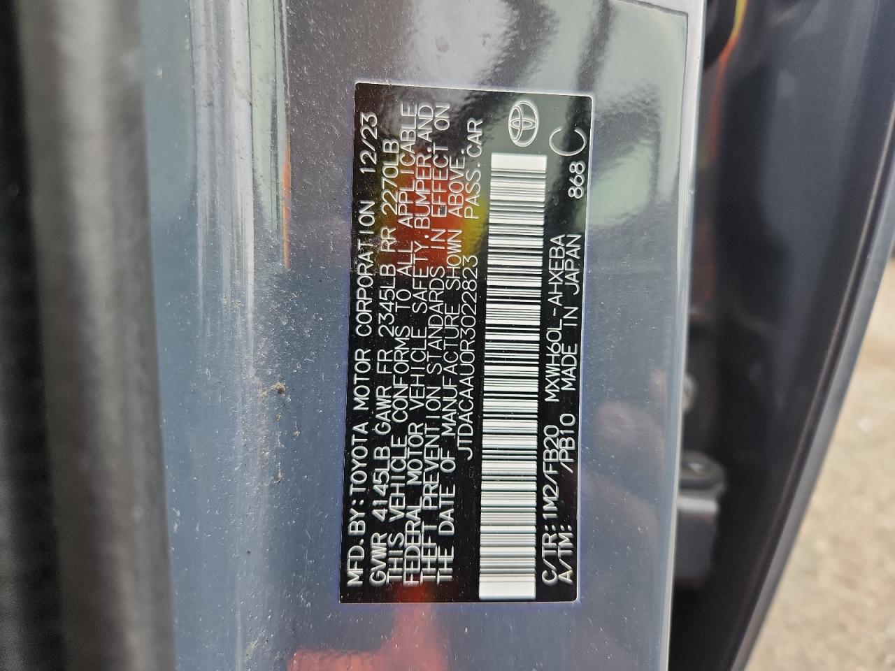 2024 TOYOTA PRIUS
