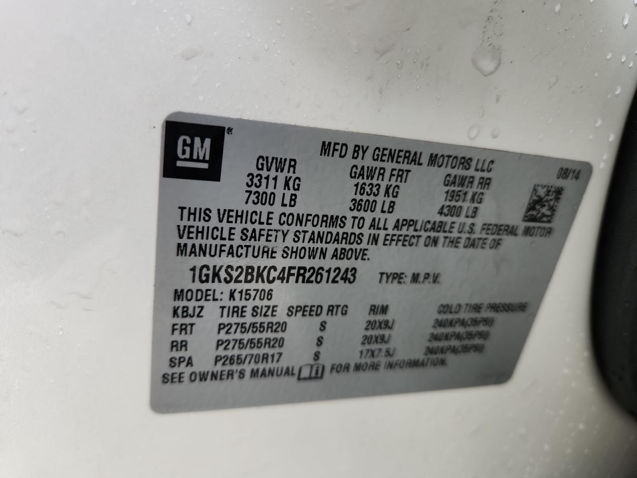 2015 GMC Yukon